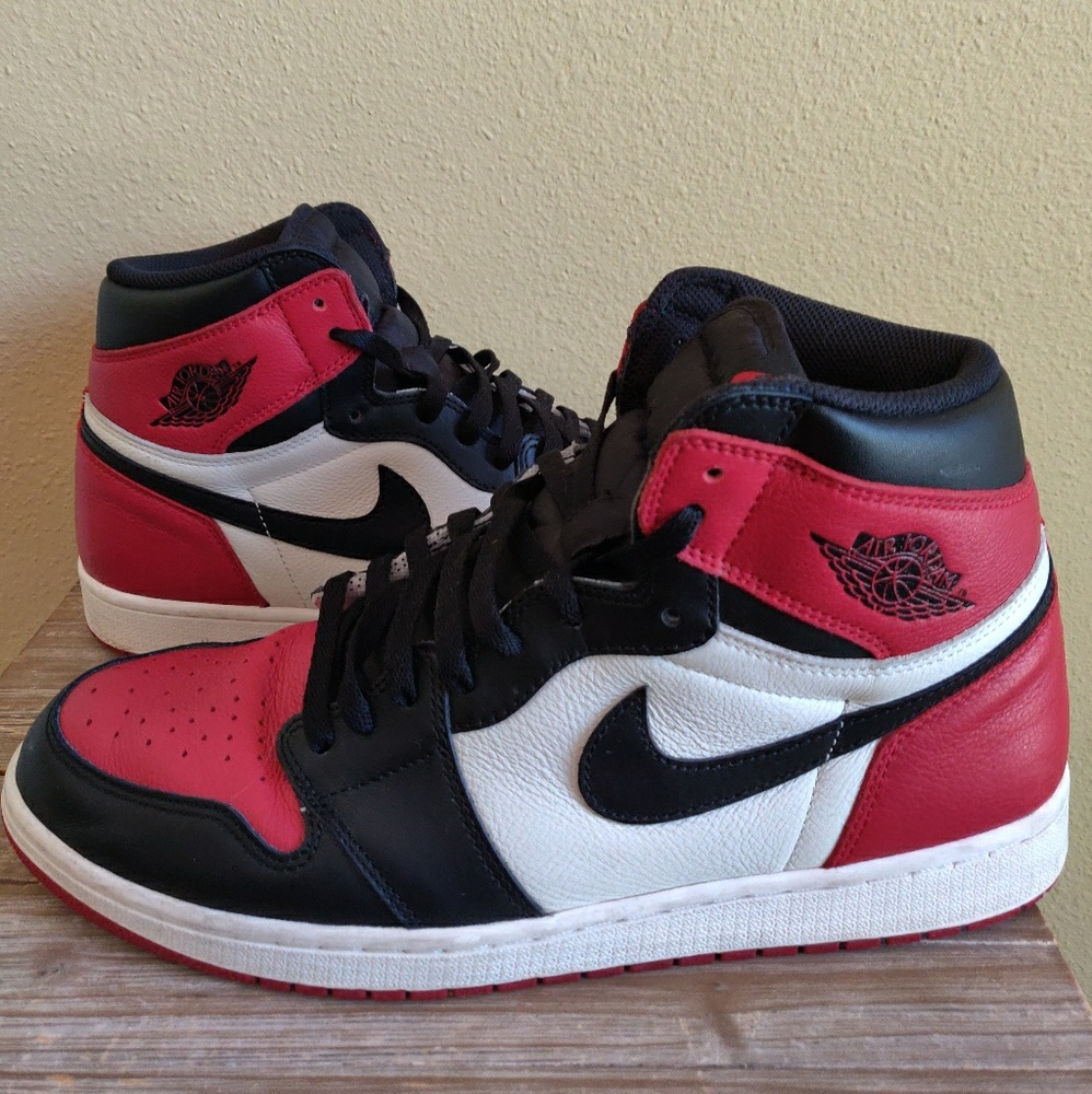 Men's Jordan 1 Retro High Bred Toe